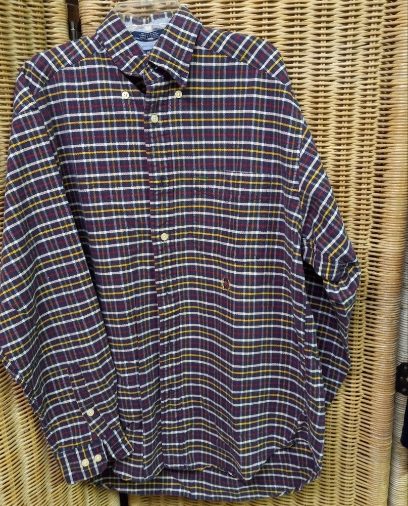 Tommy Hilfiger Shirt Plaid  Western Size S/P Ch